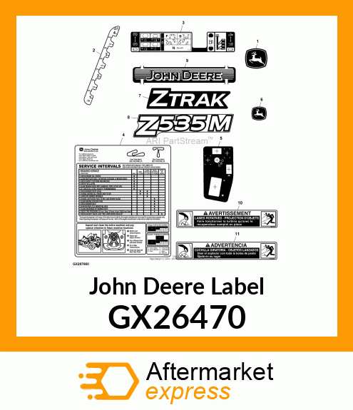 LABEL, Z5 DASH GX26470