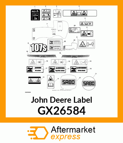 LABEL, LABEL LWA SOUND POWER X125, GX26584