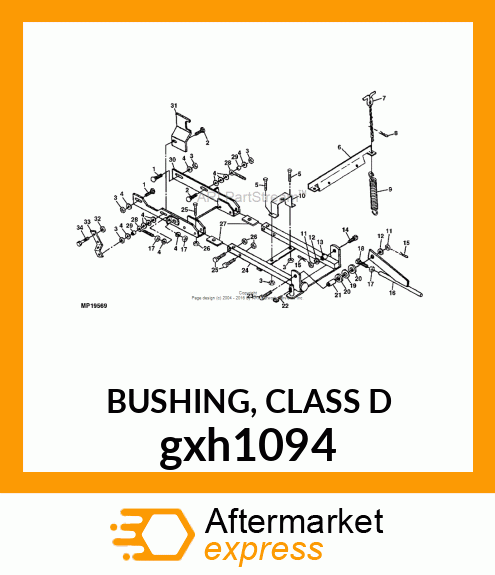 BUSHING, CLASS D gxh1094