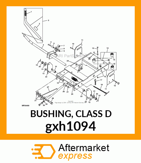 BUSHING, CLASS D gxh1094