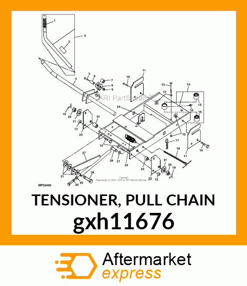 TENSIONER, PULL CHAIN gxh11676