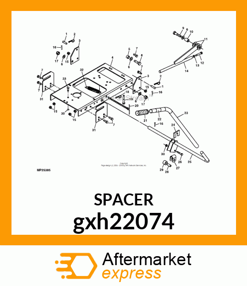 SPACER gxh22074