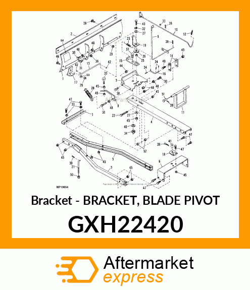 Bracket - BRACKET, BLADE PIVOT GXH22420