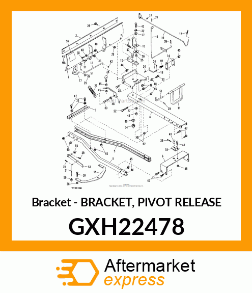 Bracket Pivot Release GXH22478