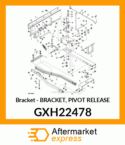 Bracket Pivot Release GXH22478