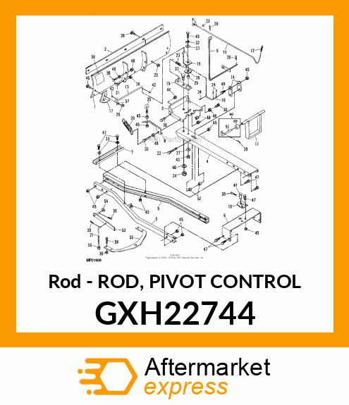 Rod Pivot Control GXH22744