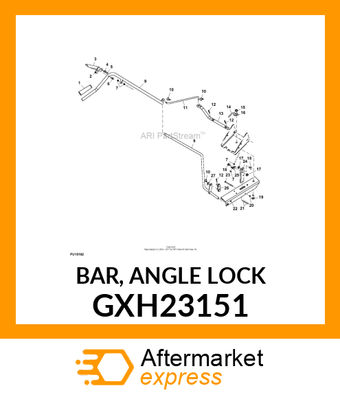 BAR, ANGLE LOCK GXH23151