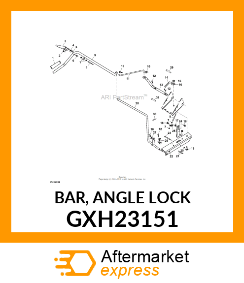 BAR, ANGLE LOCK GXH23151