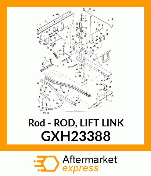 Rod - ROD, LIFT LINK GXH23388