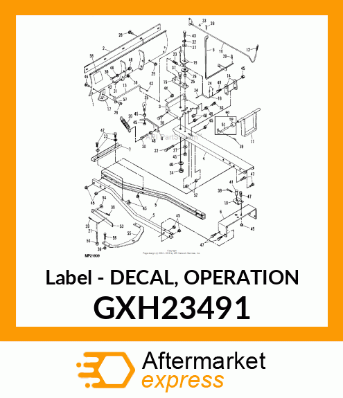 Decal Operation GXH23491