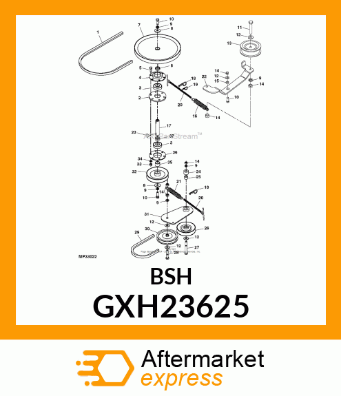 SPACER, .38 ID X .62 OD X .27 LG GXH23625