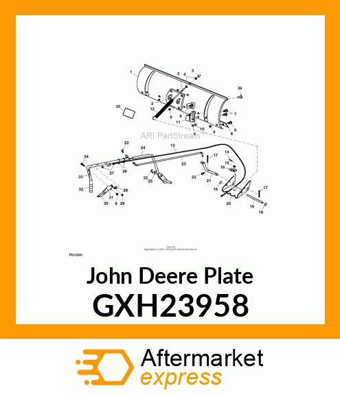 PLATE, PIVOT GXH23958