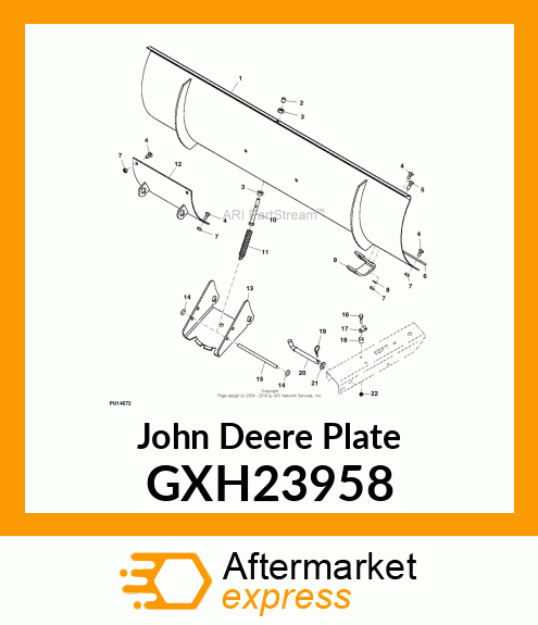 PLATE, PIVOT GXH23958