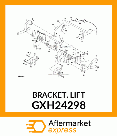 BRACKET, LIFT GXH24298