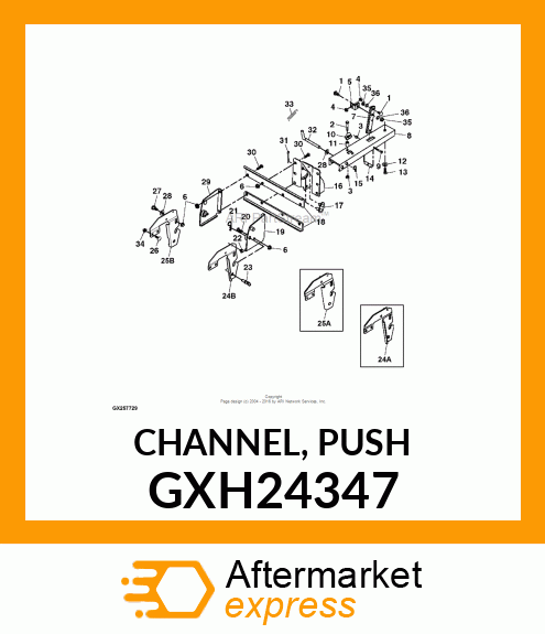 CHANNEL, PUSH GXH24347