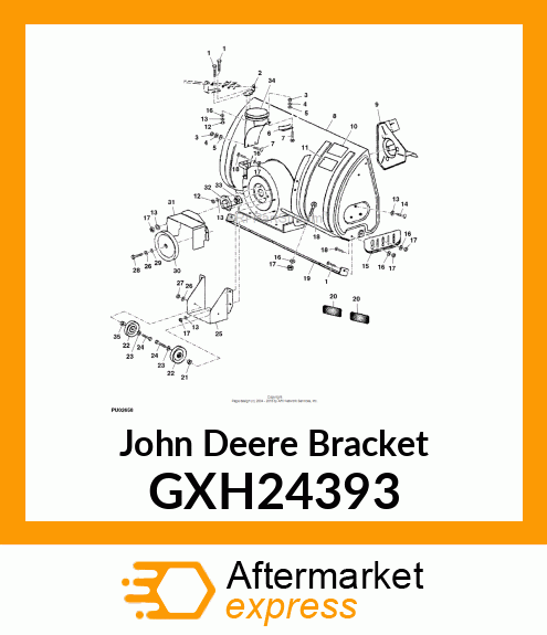 BRACKET, CHUTE CRANK GXH24393