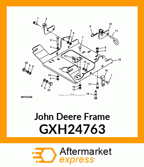 FRAME, CLUTCH GXH24763