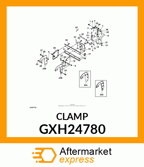 BRACKET, CABLE MOUNT GXH24780