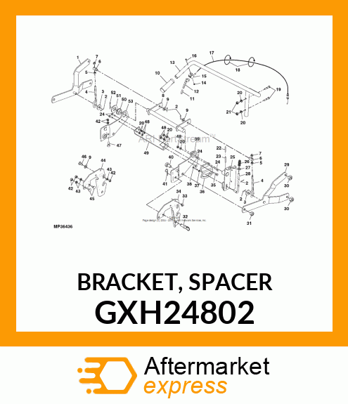 BRACKET, SPACER GXH24802