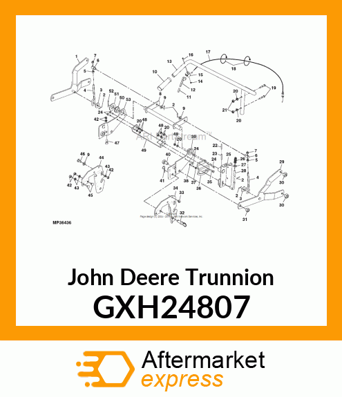 TRUNNION, LIFT GXH24807