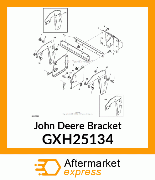 BRACKET, PIVOT SUPPORT GXH25134