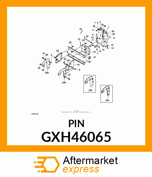 PIN, CHANNEL PIVOT GXH46065