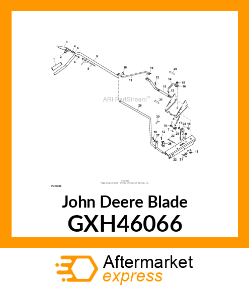 SHAFT, BLADE PIVOT GXH46066