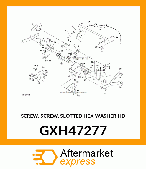 SCREW, SCREW, SLOTTED HEX WASHER HD GXH47277