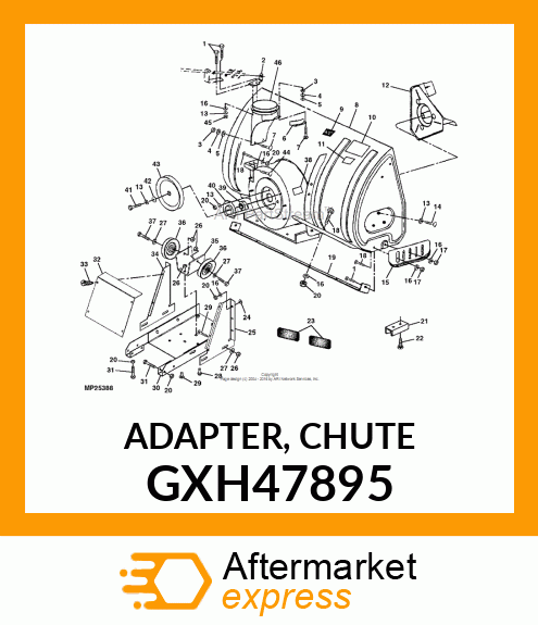 ADAPTER, CHUTE GXH47895