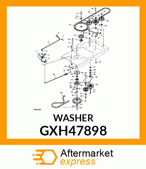 BUSHING, PIVOT .43 X .75 X .16 GXH47898