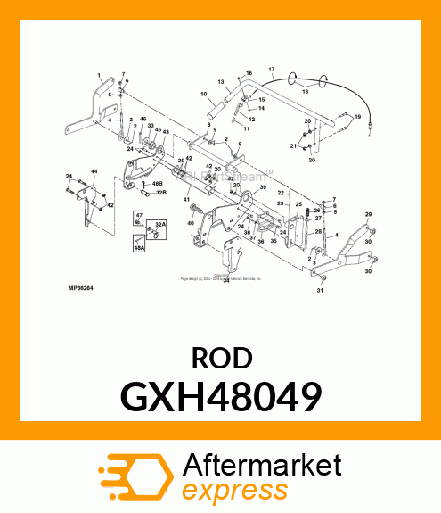 ROD, INDEX LIFT GXH48049