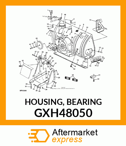 HOUSING, BEARING GXH48050