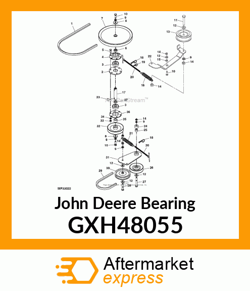 BEARING, HOUSING GXH48055