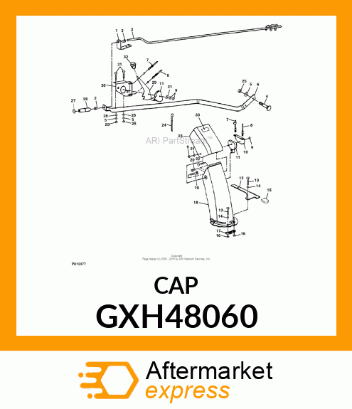 KNOB, GRIP .08 X .74 X 1 VINYL GXH48060