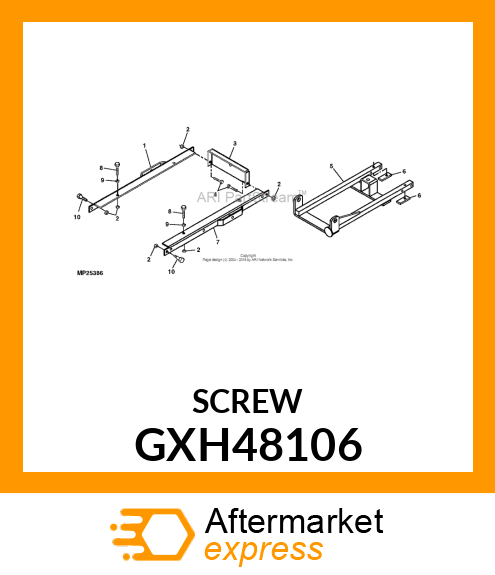 BOLT, SHOULDER 3/16 GXH48106