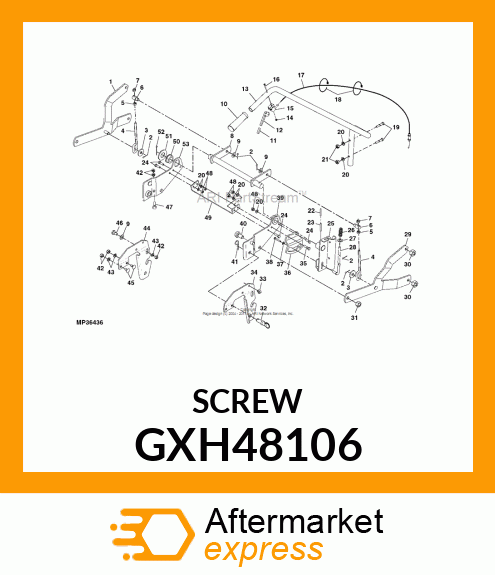 BOLT, SHOULDER 3/16 GXH48106