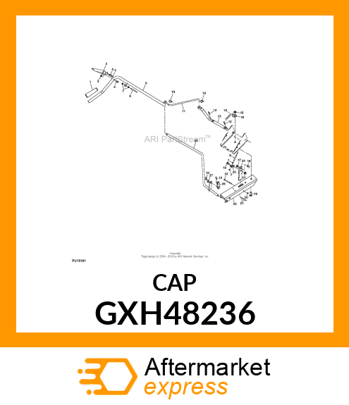 NUT,CENTER LOCK ACORN 1/4 GXH48236