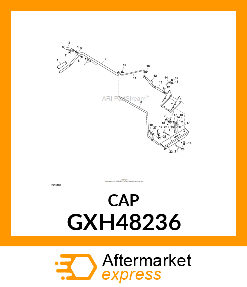 NUT,CENTER LOCK ACORN 1/4 GXH48236