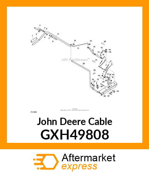 CABLE, CONTROL W GXH49808