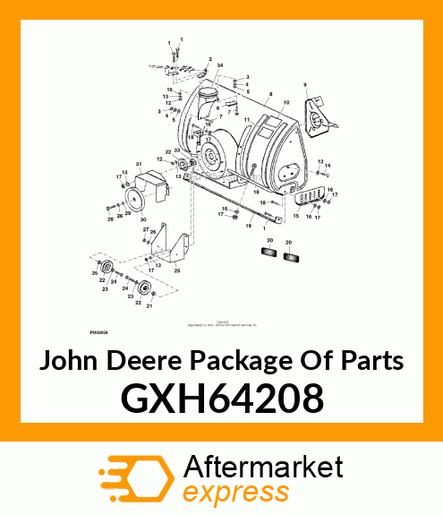PART PACKAGE #1 (BOLTS amp; NUTS) GXH64208