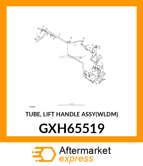 TUBE, LIFT HANDLE ASSY(WLDM) GXH65519