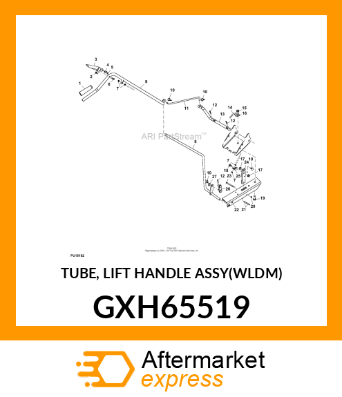 TUBE, LIFT HANDLE ASSY(WLDM) GXH65519