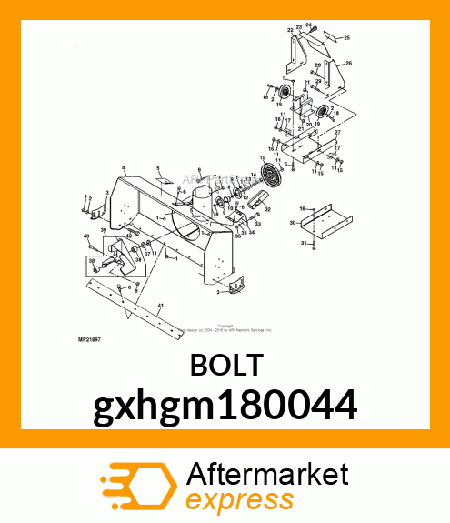 SCREW, HEX HEAD gxhgm180044