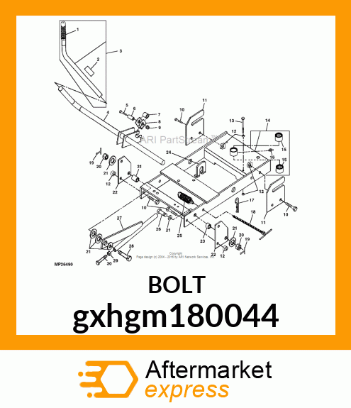 SCREW, HEX HEAD gxhgm180044