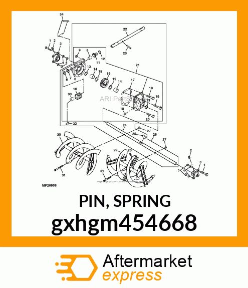 PIN, SPRING gxhgm454668