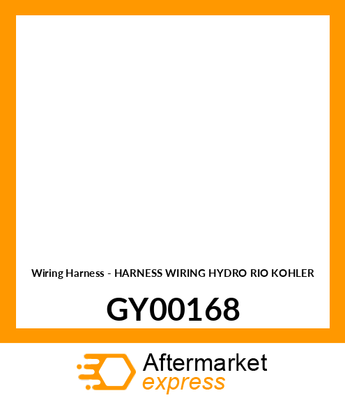 Wiring Harness - HARNESS WIRING HYDRO RIO KOHLER GY00168