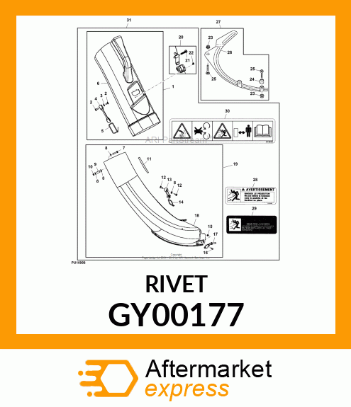 RIVET, RIVET amp; SLEEVE GY00177
