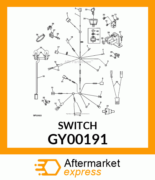 SWITCH, IGNITION # GY00191