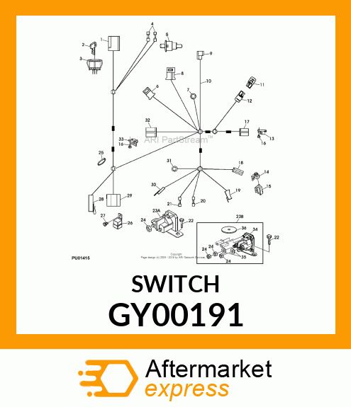 SWITCH, IGNITION # GY00191