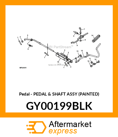 Pedal GY00199BLK